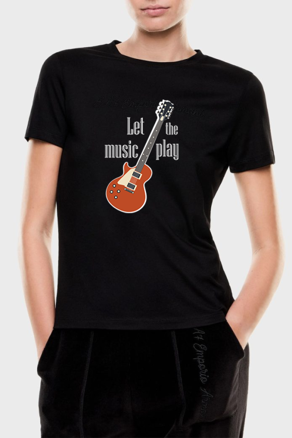 Koszulka dla muzyka Let the music play - obrazek 2