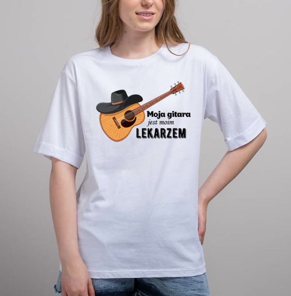 Koszulka w prezent. Moja gitara jest moim lekarzem - obrazek 2