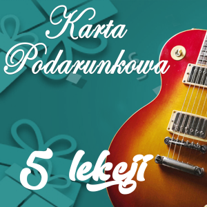 Karta podarunkowa na lekcje gry na gitarze elektrycznej
