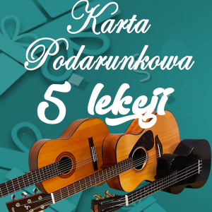 Karta podarunkowa na lekcje gry na gitarze