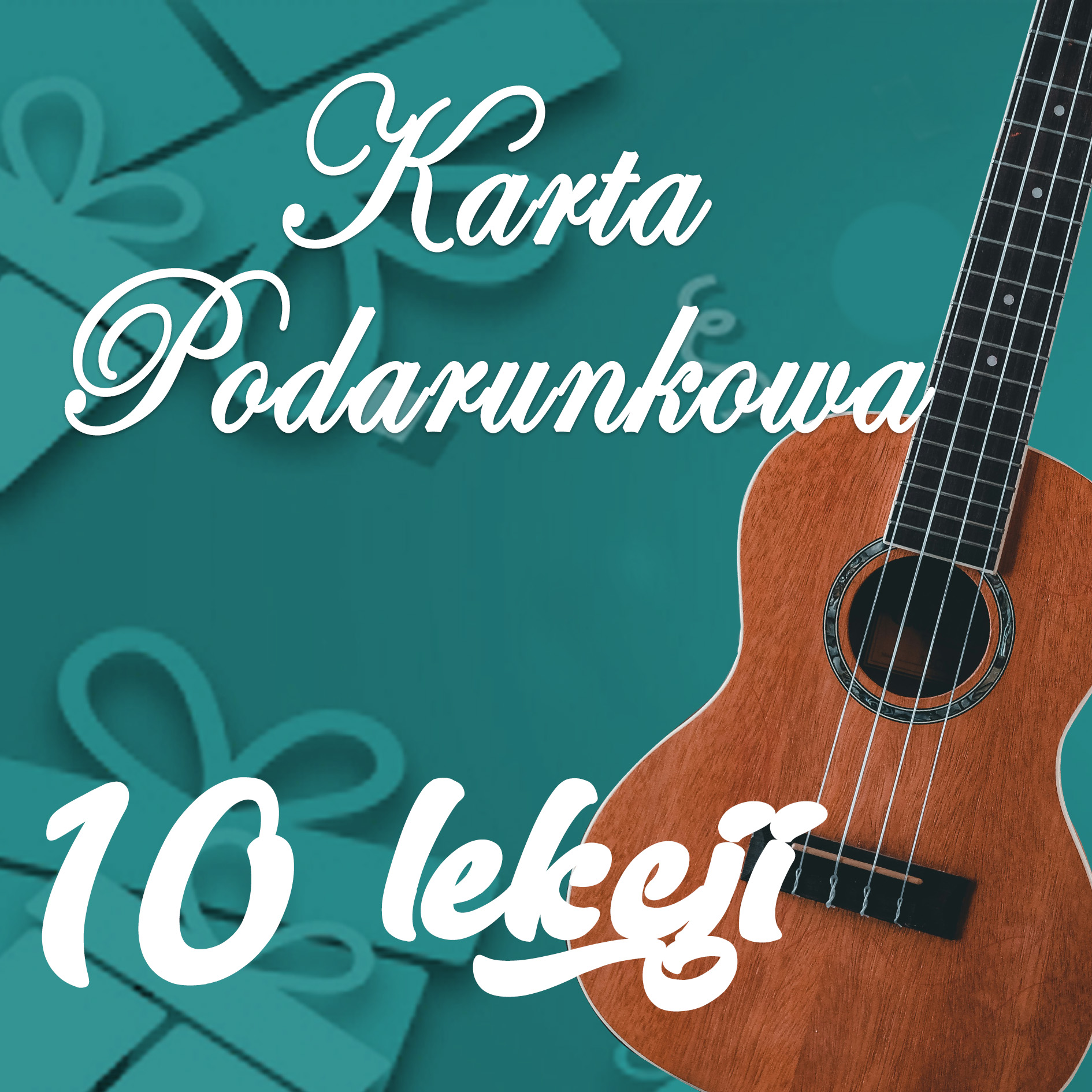Karta podarunkowa na lekcje gry na ukulele (10 godzin)