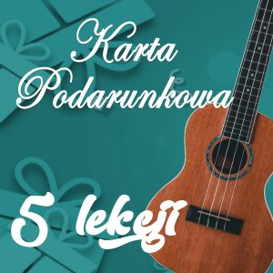 Karta podarunkowa na lekcje gry na ukulele