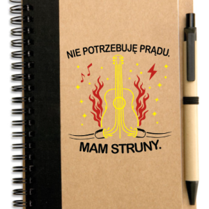 Notes Eko "Nie potrzebuję prądu. Mam struny."